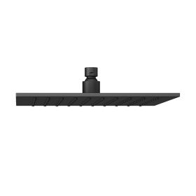 Abacus Emotion Square Fixed Shower Head 250Mm Matt Black