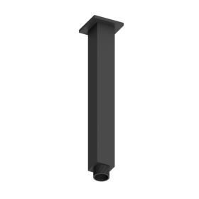 Abacus Emotion Square Fixed Ceiling Arm 200Mm Matt Black
