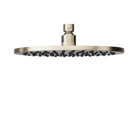 Abacus Emotion Round Fixed Shower Head 250Mm Brushed Nickel