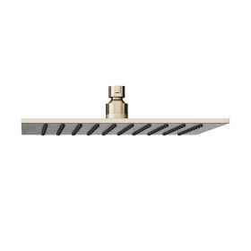 Abacus Emotion Square Fixed Shower Head 250Mm Brushed Nickel