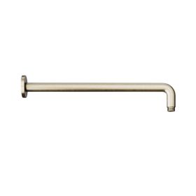 Abacus Emotion Round Fixed Wall Arm 380Mm Brushed Nickel