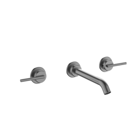 Crosswater 3ONE6 Lever 316 Slate  Basin 3 Hole Set TL130WNST