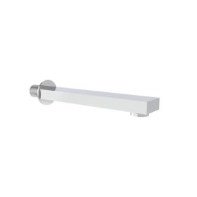 Saneux TOOGA 200mm square bath spout - Chrome