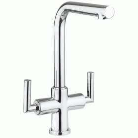 Crosswater Cucina Tropic Dual Control Kitchen Mixer Tap – Chrome