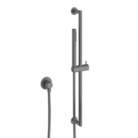 Crosswater 3ONE6 316 Slate Designer Slide Rail Kit & Wall Outlet