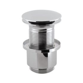 Crosswater Click Clack Slotted Basin Waste - Chrome