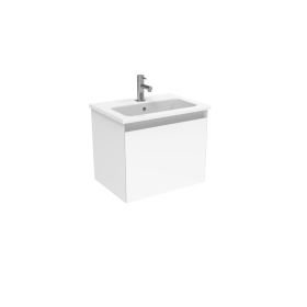 Saneux UNI 50cm 1 drawer wall mounted unit - Matt White