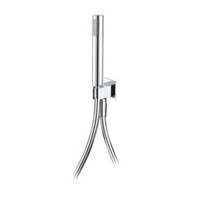Abacus Emotion Slimline Handshower - 1.25M Hose - Square Wall Outlet & Holder