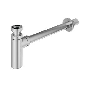 Abacus Designer Bottle Trap Round Chrome