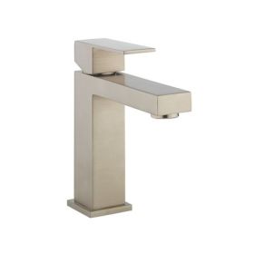 Crosswater Verge Basin Monobloc - Brushed Stainless Steel