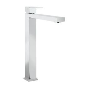 Crosswater Verge Basin Tall Monobloc - Chrome