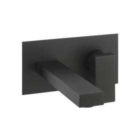 Crosswater Verge Basin 2 Hole Set - Matt Black