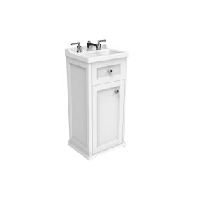 Saneux SOFIA 40cm 1 door floor standing unit - Cotton White