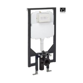 Crosswater 1.14m Height Ultra Slim Wall Hung Toilet Support Frame