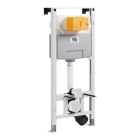 Just Taps Pre-wall freestanding WC Frame 1150mm H x 500mm W including brackets and bend