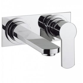 Crosswater Wisp Basin 2 Hole Set with Wall Mounted