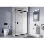 Crosswater  Shower Enclosures Clear 6 Single Sliding Door & Side Panel Bundle 