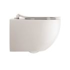 Crosswater Glide II Gloss White Wall Hung Rimless Toilet & Soft Close Seat