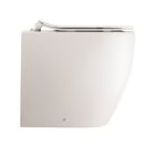 Crosswater Glide II Matt White Back to Wall Rimless Toilet & Soft Close Seat