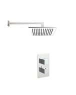 Just Taps Square Thermostat with Overhead