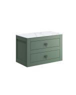 Crosswater Canvass 700 Double Drawer Unit
