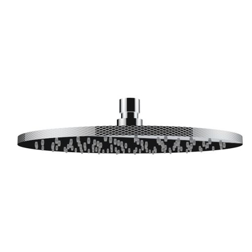 Crosswater UNION Round Showerhead 250mm Brushed Black Chrome