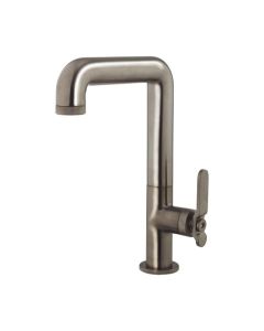Crosswater UNION Tall Basin Mixer Brushed Black Chrome