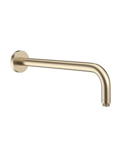 Crosswater 350mm Wall Mounted Shower Arm-Brushed Brass