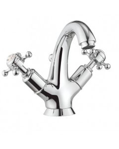 Crosswater Belgravia Crosshead Highneck Basin Monobloc-Chrome