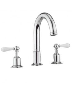 Crosswater Belgravia Lever Bath 3 Hole Set