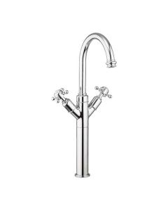 Crosswater Belgravia Crosshead Tall Basin Monobloc-Chrome