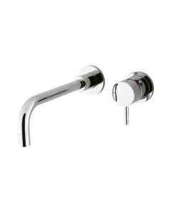 Crosswater Kai Lever Basin 2 Hole Set Wall Mounted - chrome