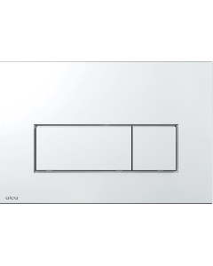 Alca Thin Flush Plate (Rectangular) - Polished Chrome