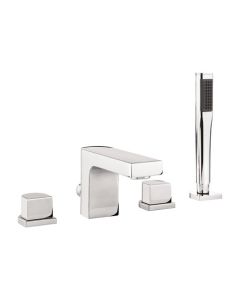 Crosswater Planet Bath Shower Mixer 4 Hole Set with Kit