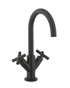 Crosswater MPRO Crosshead Basin Monobloc Matt Black