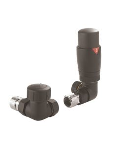 Crosswater Corner TRV - Matt Black
