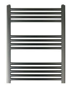 Just Taps VOS Radiator Brushed Black 800 X 600