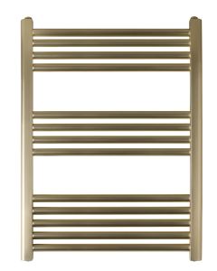 Just Taps VOS Radiator Brushed Brass 800 X 600