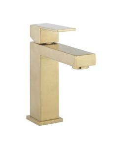 Crosswater Verge Basin Monobloc - Brushed Brass