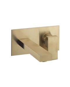 Crosswater Verge Basin 2 Hole Set - Brushed Brass