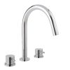 Just Taps Florence 3 Hole Bath Filler
