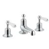 Just Taps Grosvenor Lever 3 Hole Deck Mounted Basin Mixer