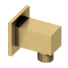 Abacus Emotion Square Wall Outlet Brushed Brass