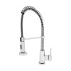 Just Taps Spring Pull Out Single Lever Sink Mixer Swivel Spout