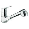 Just Taps Topmix Monoblock Sink Mixer With PULL OUT Spout, Swivel Spout