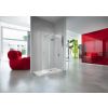 Novellini Kuadra H2 Wetroom Panel with Hinged Deflector