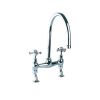 Just Taps Vintage Bridge Sink Mixer, Swivel Spout