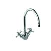 Just Taps Queen's Monoblock Sink Mixer, Swivel Spout