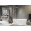 Novellini Aurora 5 Fixed Panel Bath Screen