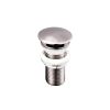 Just Taps Inox Basin Waste  Click-Clack, Unslotted